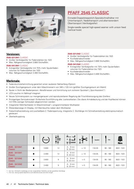 Production & Praxis Autositze/Car seats (12,5 MB) - PFAFF Industrial