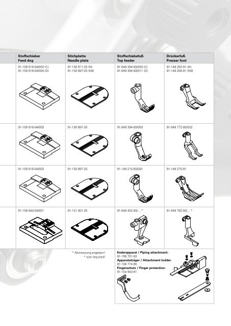 Production & Praxis Autositze/Car seats (12,5 MB) - PFAFF Industrial