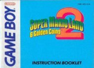 Super Mario Land 2 - 6 Golden Coins - Manual - GB - Game Boy Land