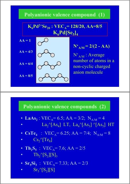 Chapter 6 The polyatomic molecules