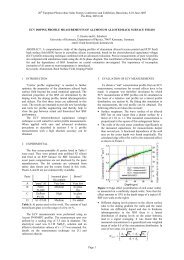 Ecv doping profile measurements of aluminium