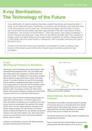 X-ray Sterilization: The Technology of the Future - IBA Industrial