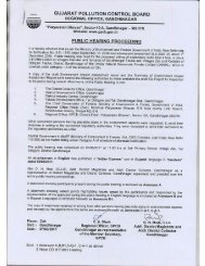 GUJARAT POLLUTION CONTROL BOARD - 3 JA N 20 II - wi ...