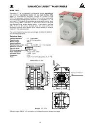 summation current transformers - C+D Automatika | meter.hu