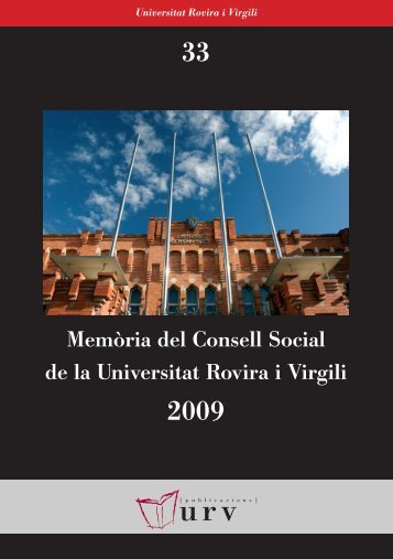 MemÃ²ria del Consell Social de la Universitat Rovira i Virgili