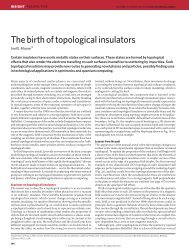 The birth of topological insulators