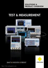 Measuring Instruments All Products Guide Vol.10 - Yokogawa