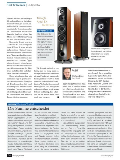 Testbericht Deutsch PDF 748 KB - Audio Physic