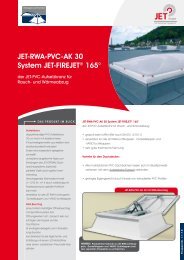 JET-RWA-PVC-AK 30 System JET-FIREJETÂ® 165Â° - JET-Gruppe
