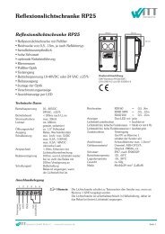 Reflexionslichtschranke RP25 - Piwa