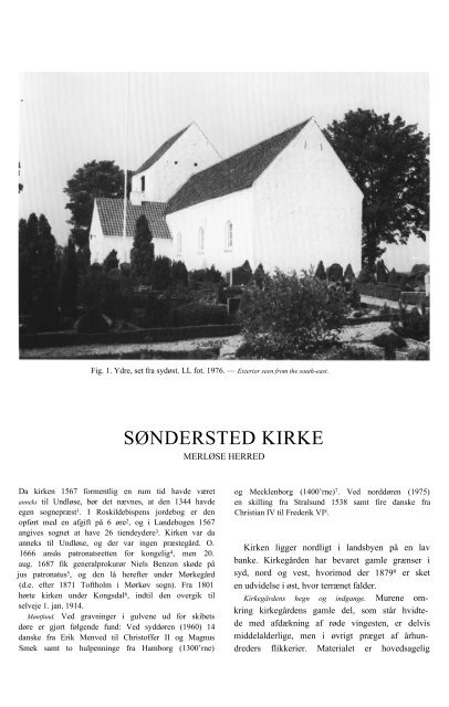 SÃNDERSTED KIRKE - Danmarks Kirker - Nationalmuseet