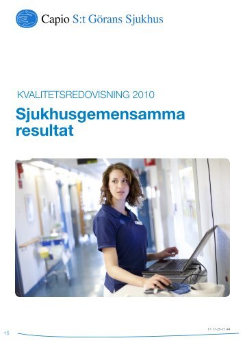 Resultat sjukhusgemensamt.pdf - Capio S:t GÃ¶rans Sjukhus