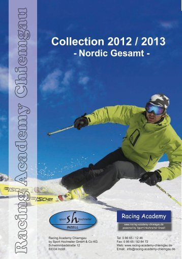 Collection 2012 / 2013 - Nordic Gesamt - racing academy chiemgau