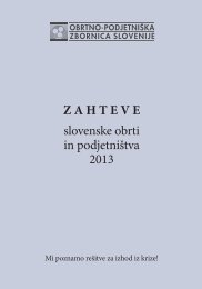 Z A H T E V E slovenske obrti in podjetniÅ¡tva 2013 - OZS