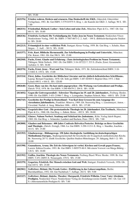 theologie 04-10 sort - Theologische Buchhandlung Jost AG