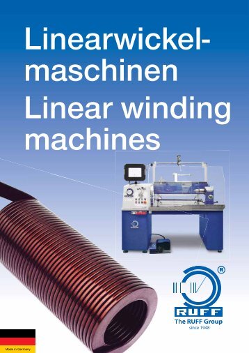 maschinen Linear winding machines - Ruff