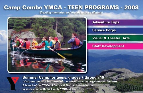 Camp Combe Summer 2008 - Teens - YMCA of Central and ...