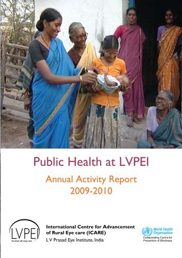 Public Health at LVPEI - LV Prasad Eye Institute