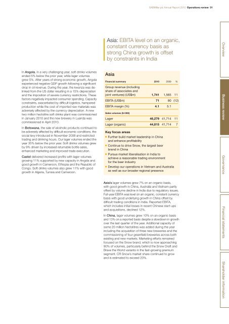 Annual Report - SABMiller