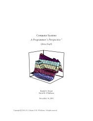 Computer Systems A Programmer's Perspective 1 - CiteSeerX