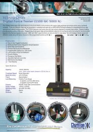 TCD500 Series Digital Force Tester (1100 lbf, 5000 N) - Ross Brown ...