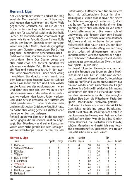 Mitteilungs blatt 5/2008 - TV Sarnen