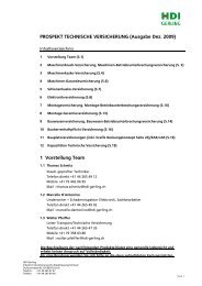 Prospekt Technische-Versicherung (PDF, 0,45 MB) - Gerling ...