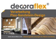 Verarbeitung Flex-Sandstein-Design