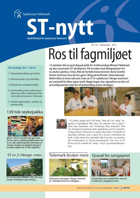 ST-Nytt nr. 19; 2011 - Sykehuset Telemark