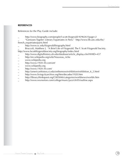 Play Guide [356k PDF] - Arizona Theatre Company