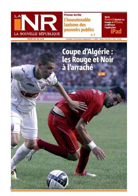 Page 01-4622CSEAREZKI - La Nouvelle République