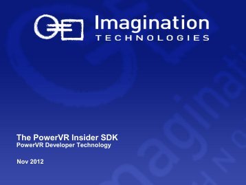 Download Presentation - Imagination Technologies