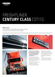 FREIGHTLINER. CENTURY CLASS CST112. - Ahg