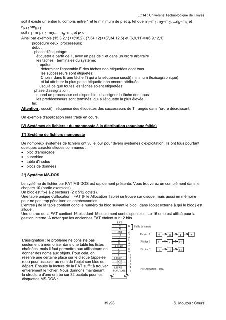 Généralités sur les systèmes d'exploitation - Site personnel de ...