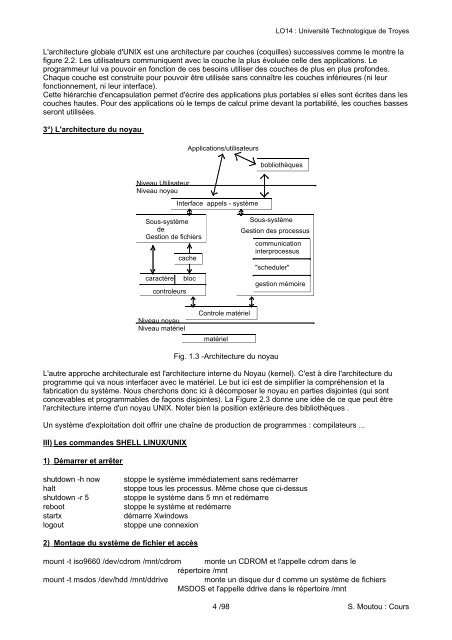 Généralités sur les systèmes d'exploitation - Site personnel de ...