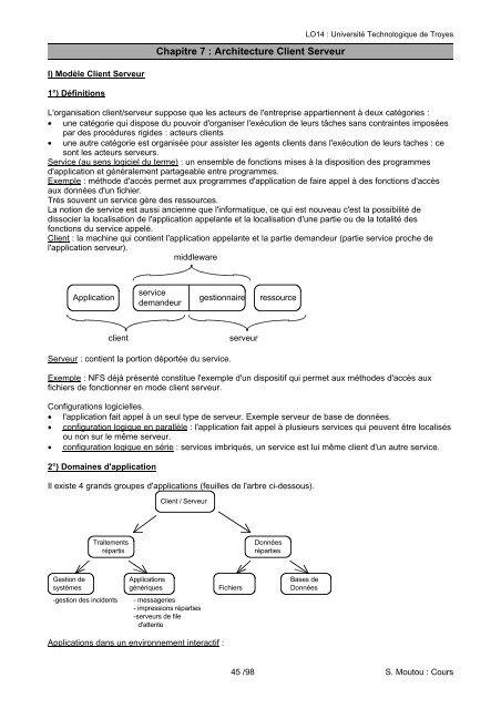 Généralités sur les systèmes d'exploitation - Site personnel de ...