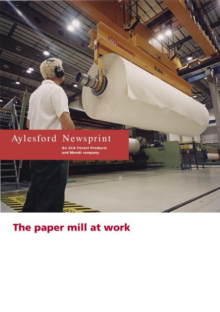 The paper mill at work - Aylesford Newsprint