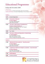 Educational Programme - Haematology Association of Ireland