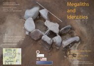 Megaliths and Identities - Christian-Albrechts-UniversitÃ¤t zu Kiel