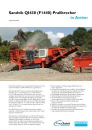 Sandvik QI430 (F1440) Prallbrecher in Action - TTS Trump Technik ...