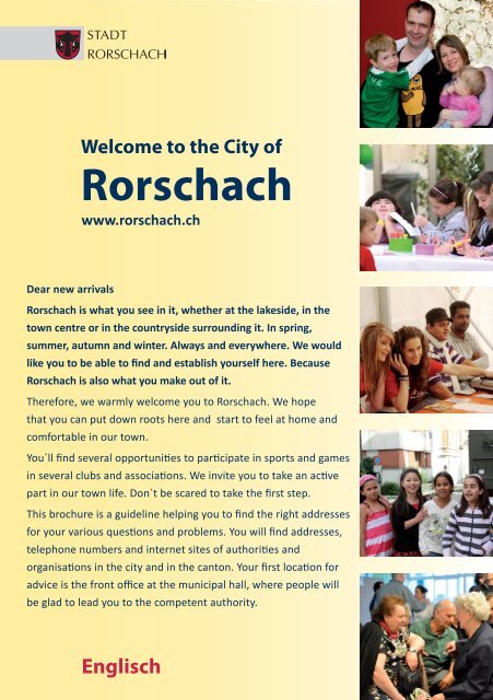 Welcome To The City Of Rorschach - Integration im Kanton St.Gallen