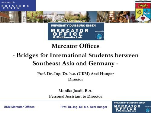 Mercator Offices - Bridges for International Students ... - QS-APPLE