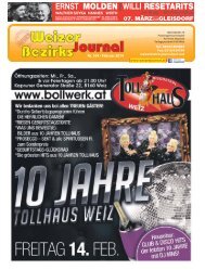 ERNST MOLDEN | WILLI RESETARITS - Neues Weizer Bezirksjournal