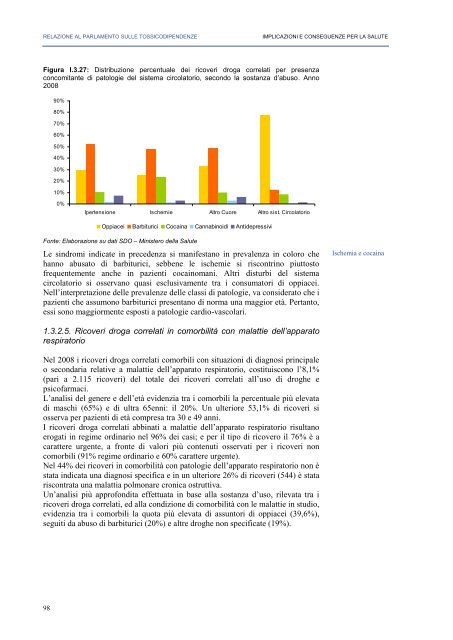 La Relazione 2010 - Dipartimento per le politiche antidroga