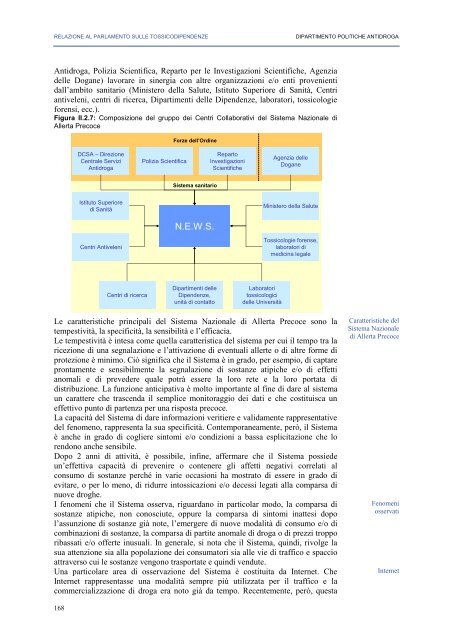 La Relazione 2010 - Dipartimento per le politiche antidroga