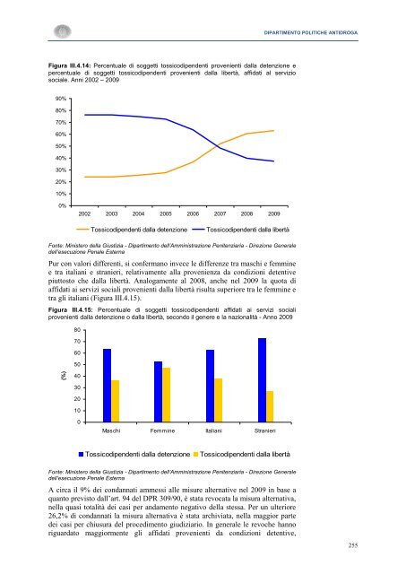 La Relazione 2010 - Dipartimento per le politiche antidroga