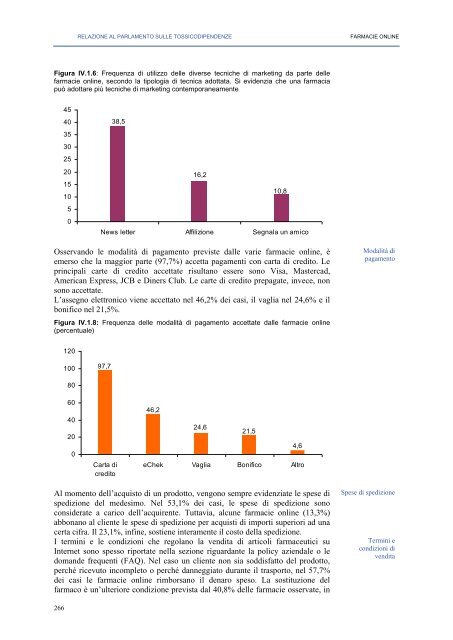 La Relazione 2010 - Dipartimento per le politiche antidroga