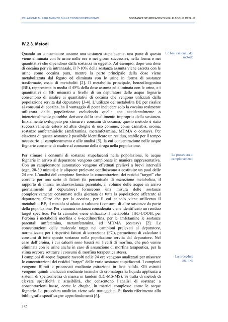 La Relazione 2010 - Dipartimento per le politiche antidroga