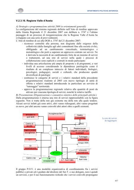 La Relazione 2010 - Dipartimento per le politiche antidroga