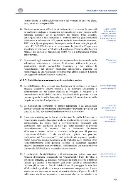 La Relazione 2010 - Dipartimento per le politiche antidroga